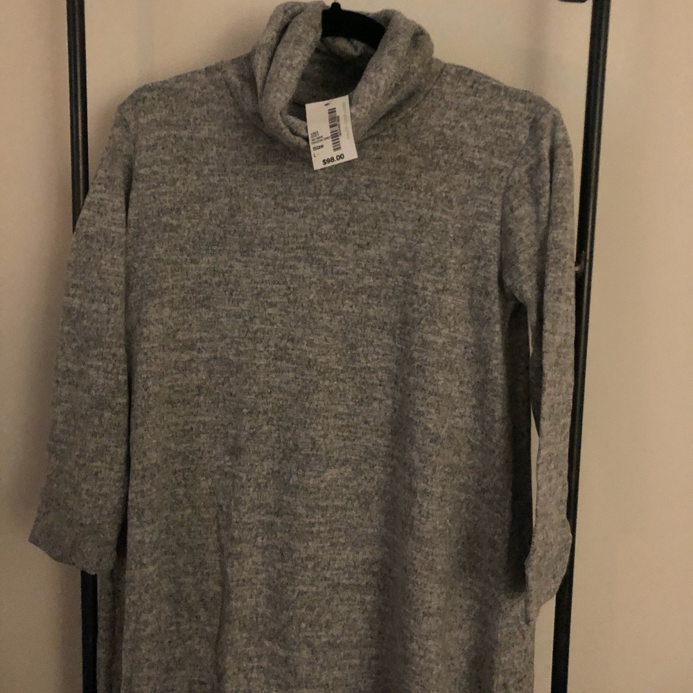 Long Sleeve Turtleneck Sweater Dress